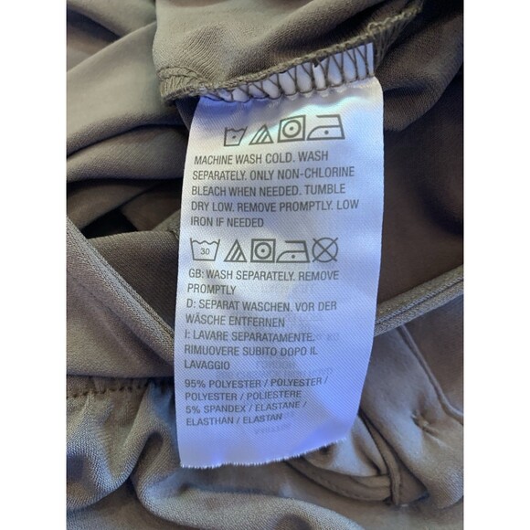 New! Susan Graver 2X Jumpsuit Liquid Knit Cropped Smooth Fluid Light Olive Grn - Picture 12 of 12